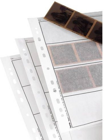 Hama Negativhüllen aus Pergamin für 3 Mittelformat-Negative, Transparent, 100 Stück, A4, Höhe: 260 mm - Bild 1