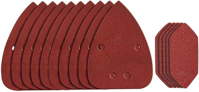 Worx Schleifpapier-Set K240 für Detail-Schleifer in Rot - Bild 1