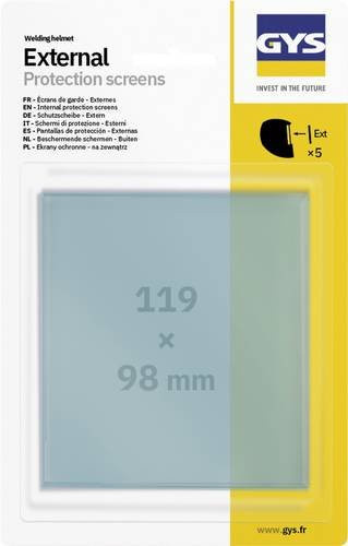 Toolit EXPERT 11 RACER Ersatzscheiben für Schweißerschutzhelm, 5er-Pack, transparent - Bild 1