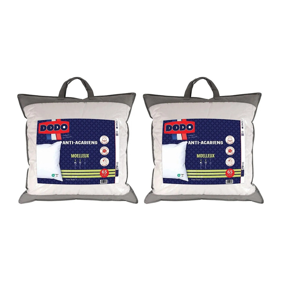 Vente-unique Kopfkissen Actiplus in Weiß, 65 cm - Bild 2