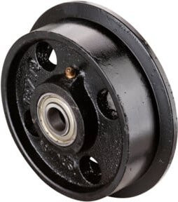 BS Rollen Spurkranzrad C65.151 aus Kunststoff in Schwarz - Bild 1