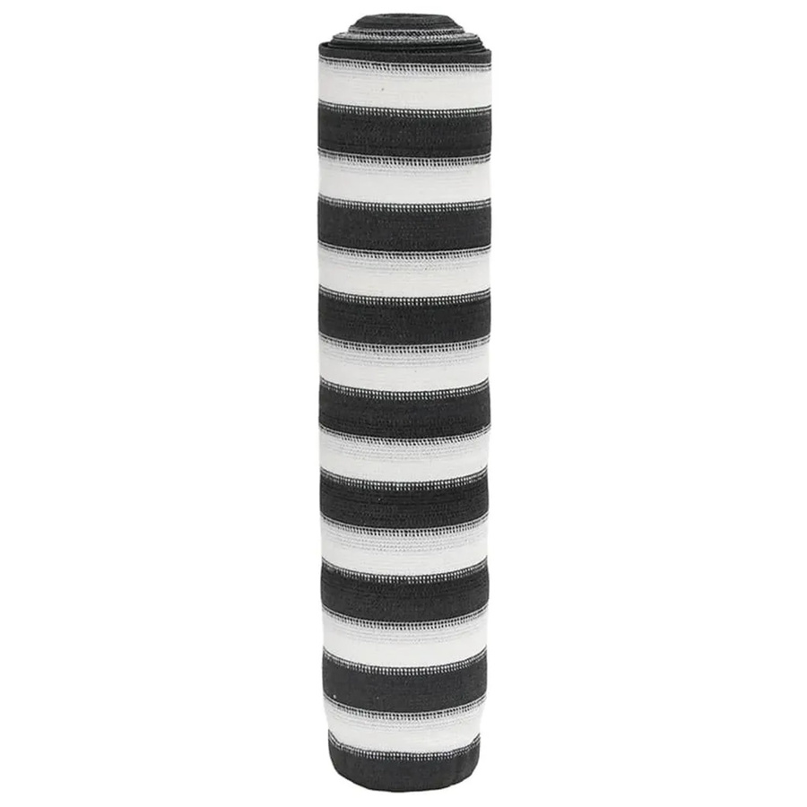 vidaXL Zaunblende aus Kunststoff in Anthrazit und Weiß, B: 10 m, H: 1,8 m - Bild 2