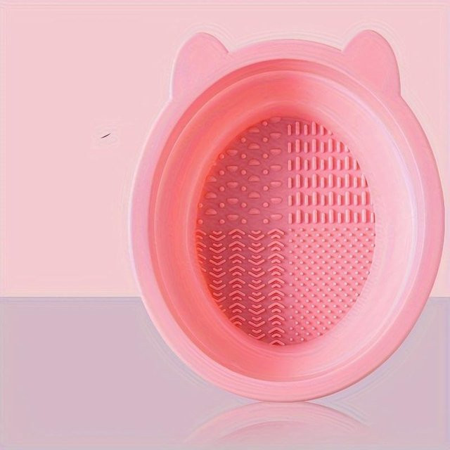 OTRESS Make-up Pinsel Reiniger Silikon Pad, rosa, matt, Unisex - Bild 1