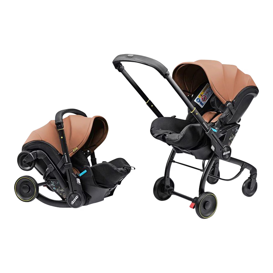 Doona Babyschale Doona X in Braun mit Isofix und Base nach i-Size Standard - Bild 2