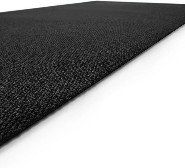 Floordirekt Schmutzfangmatte Hong Kong Extra Robust Rutschfest Schwarz B/B: 80 x 100 cm - Bild 1