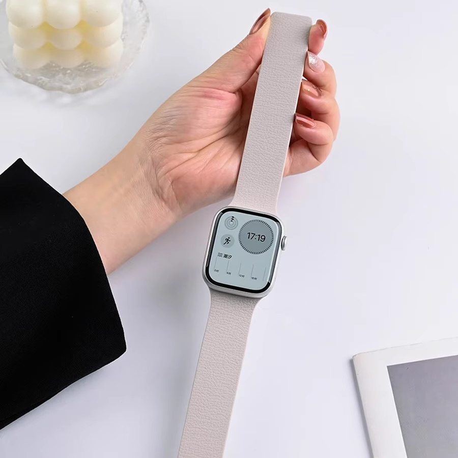 FancyWrist Uhrenarmband Silikon, Litschi-Muster, Apple Watch Ultra - Bild 2