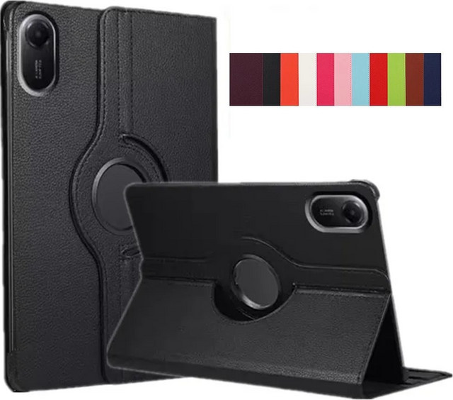 Xiaomi Redmi Pad 2 11 Zoll Smart Flip Cover aus PU Leder mit 360 Grad Rotation in Grün - Bild 1