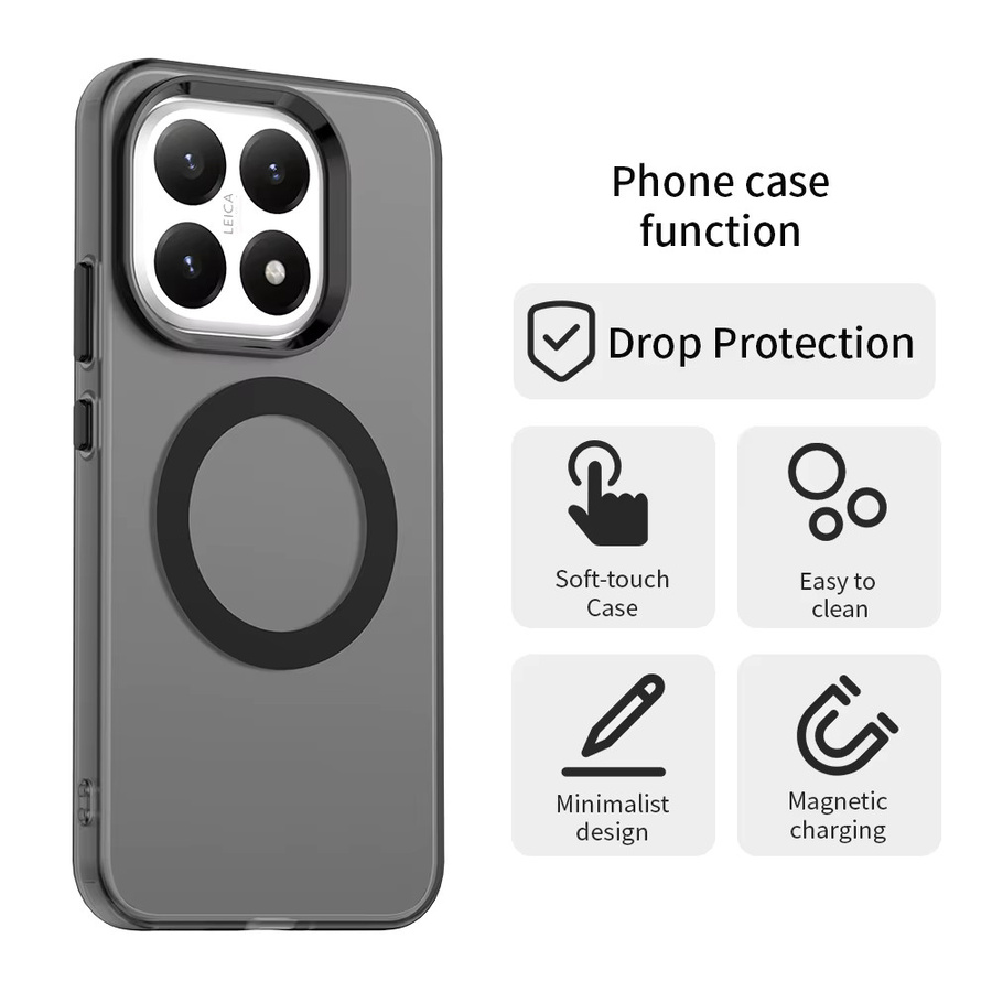 Magnetische transparente Schutzhülle für Xiaomi 15T 14T Pro und Mi 17 Pro Max in Candy-Farben - Bild 4