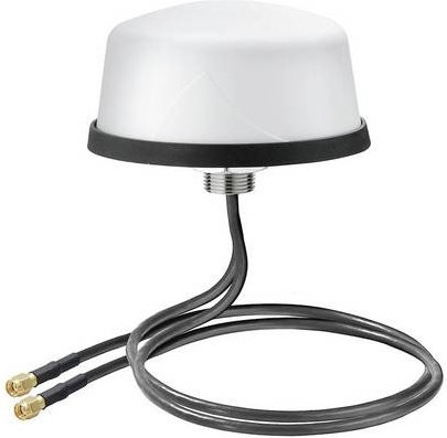 Weidmüller SPS-Antenne IE-ANT-WL-DB-MIMO-DO-RPSMAM Dual-Band Wi-Fi in Weiß - Bild 1