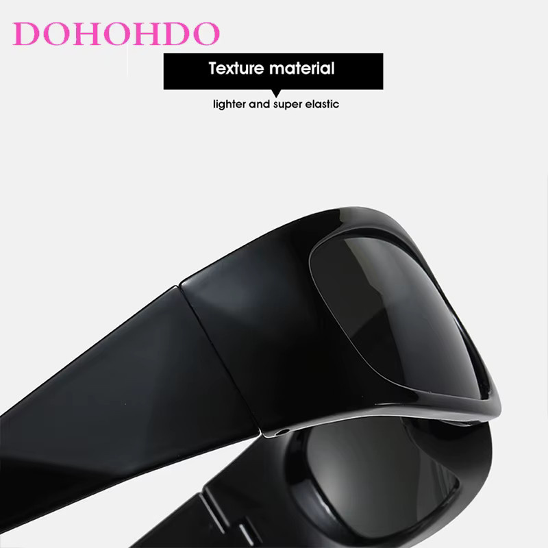 DOHOHDO Sportsonnenbrille, Unisex, Vollrand, Rectangular, Kunststoff - Bild 2