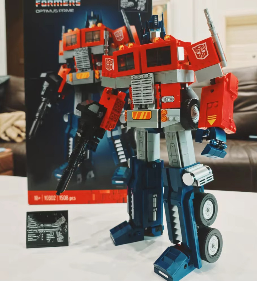 Hot Toys Transformers Technischer Transformations-Truck Optimus Prime Roboter-Krieger, Bausteine Puzzle-Modell, 1508 Teile - Bild 2