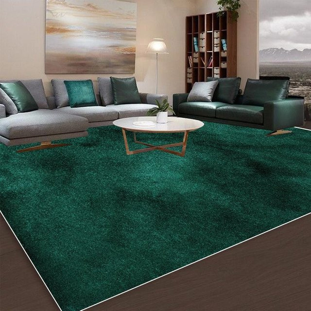 Karpetti Design Teppich in Grün mit abstraktem Muster, rutschfest und waschbar, B/T: 140 x 200 cm - Bild 1