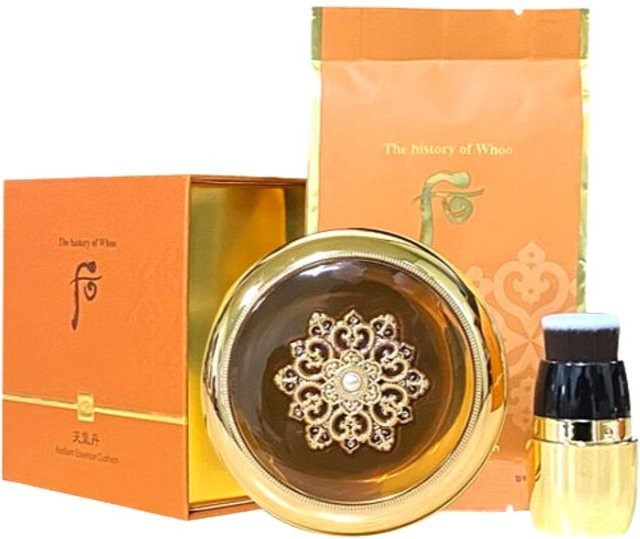 The History of Whoo Cheongidan Radiant Essence Cushion, 15g + 15g, 23 Natural Beige - Bild 1