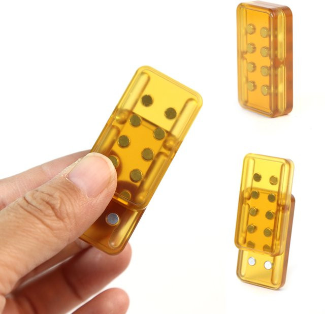AHHLCLT Fidget Slider, 2-lagiger Pei Metall, Stress Relief Spielzeug - Bild 1