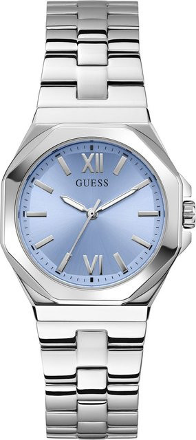 Guess Damenuhr Empress, Quarz, Edelstahl, Blau, 36 mm, 5 ATM - Bild 1
