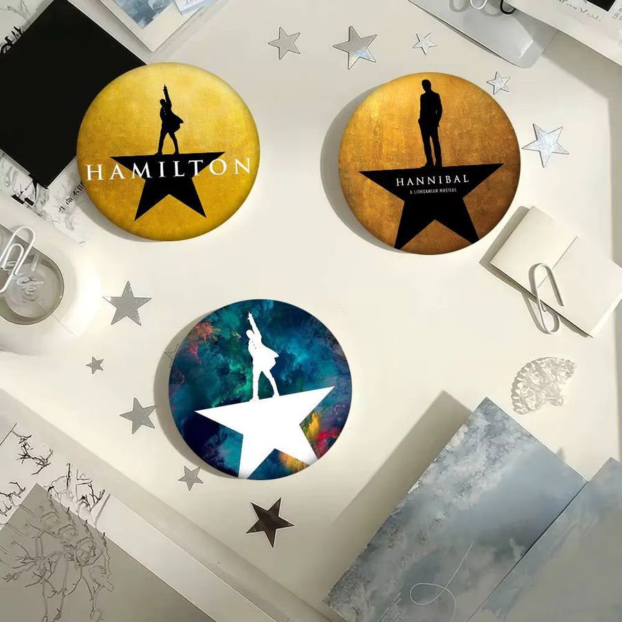 Brosche American Musical Hamilton Anime Cartoon-Stil, Emaille-Pin - Bild 4