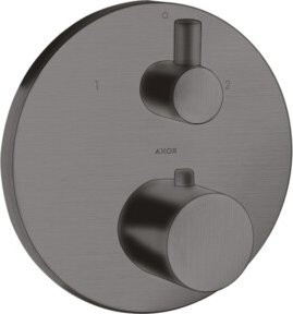 Hansgrohe Axor Uno UP-THM Fertigmontageset mit Thermostat und Sicherheitsstopp in Brushed Brass - Bild 1