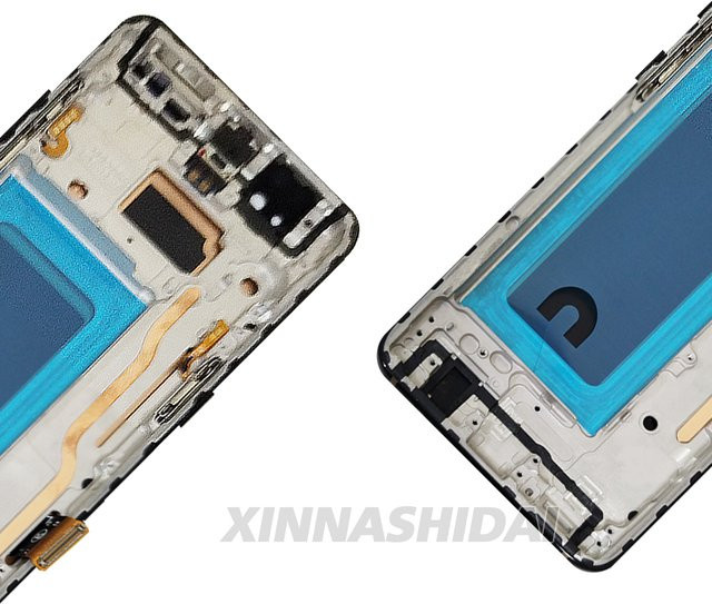 Samsung Galaxy S8 TFT LCD-Display Touchscreen mit Rahmen-Digitizer-Baugruppe in Schwarz als Ersatzteil - Bild 1