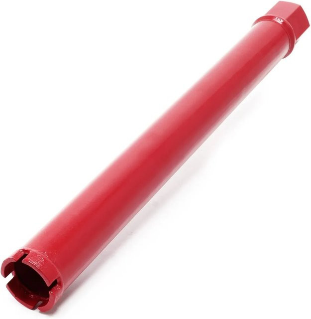 Wiltec Diamantbohrkrone für Fliesen als Kernbohrer für Nass- und Trockenbohren, Durchmesser: 44 mm, Farbe: Rot - Bild 1