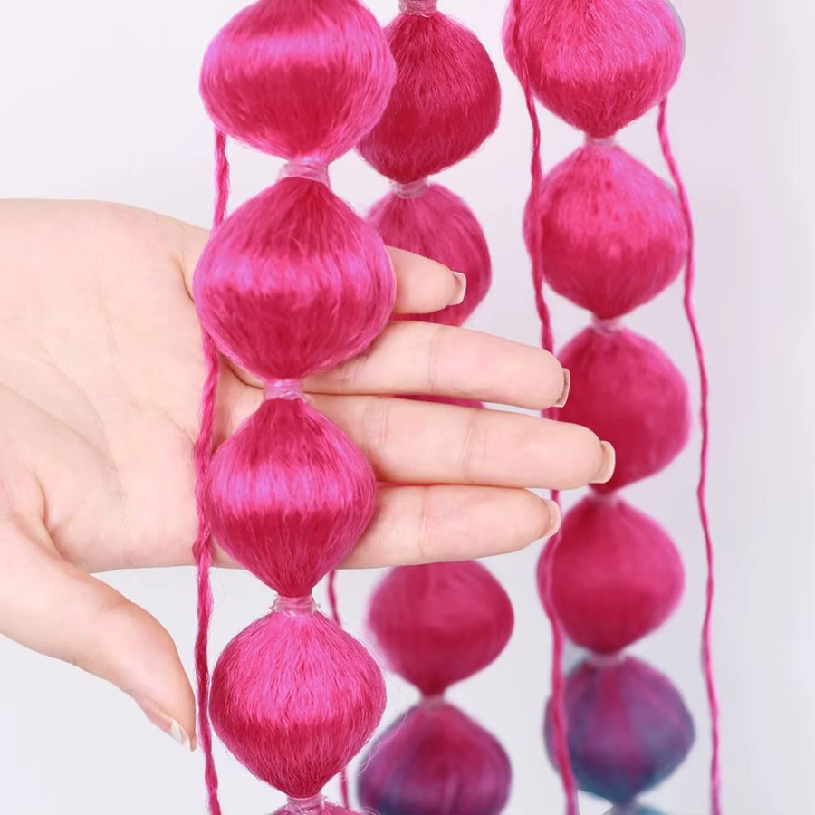 G&T Wig Pferdeschwanzverlängerung, bunt, geflochten, 1-teilig - Bild 2