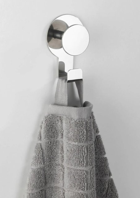 Wenko Wandhaken Blandas aus Edelstahl in Silber glänzend B/H/T: 7,5 x 5 x 2,5 cm - Bild 1