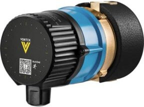 Vortex Trinkwasser-Zirkulationspumpe BWO 155-230V mit Dauerläufer, 1/2" IG, R-Gehäuse in Blau - Bild 1
