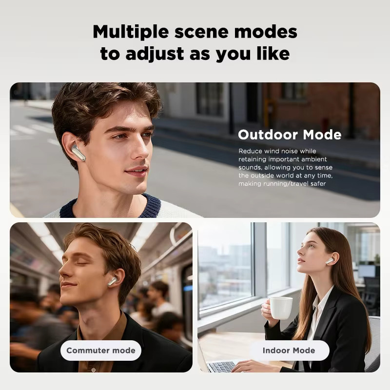 MINISO MS106 TWS In-Ear Wireless-Kopfhörer mit Bluetooth V6.0 und AI Translator in Blau oder Weiß - Bild 2