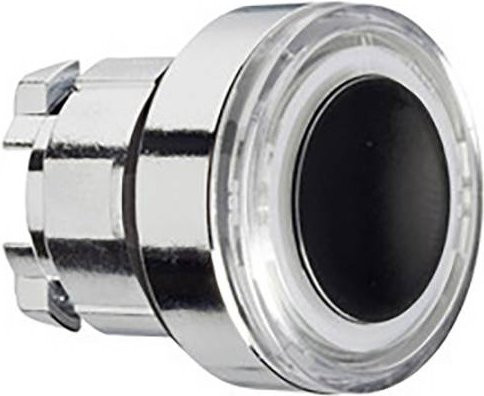 Schneider Electric ZB4BW913 Leuchtdrucktaster-Frontelement aus Metall in Schwarz, Silber oder Weiß - Bild 1