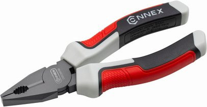 Connex Kombizange 3K aus Chrom-Vanadium in Schwarz, Rot und Grau, Länge: 160 mm - Bild 1