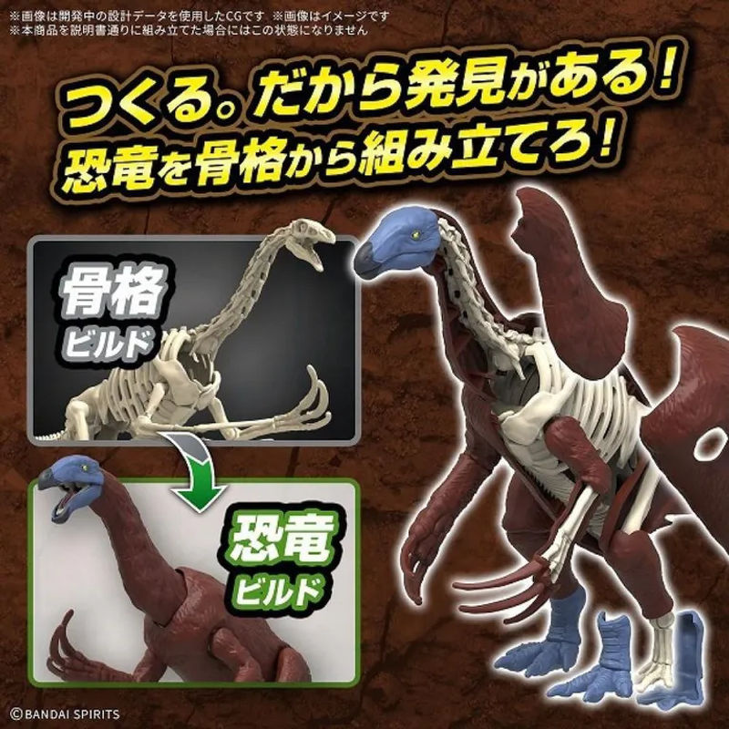 Bandai Spirits Planosaurus Therizinosaurus Spielfigur aus Kunststoff in Braun - Bild 6