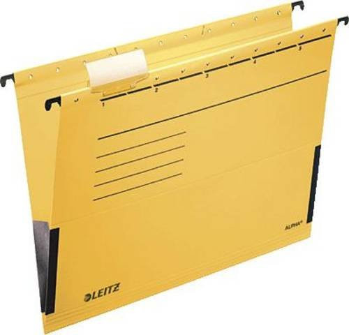 Leitz Hängetasche Alpha DIN A4 Gelb 5er Pack - Bild 1