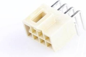 Molex Einbau-Buchsenleiste Standard 8-polig in Weiß mit Goldkontakten Rastermaß 2.50mm 1053142308 Tray - Bild 1