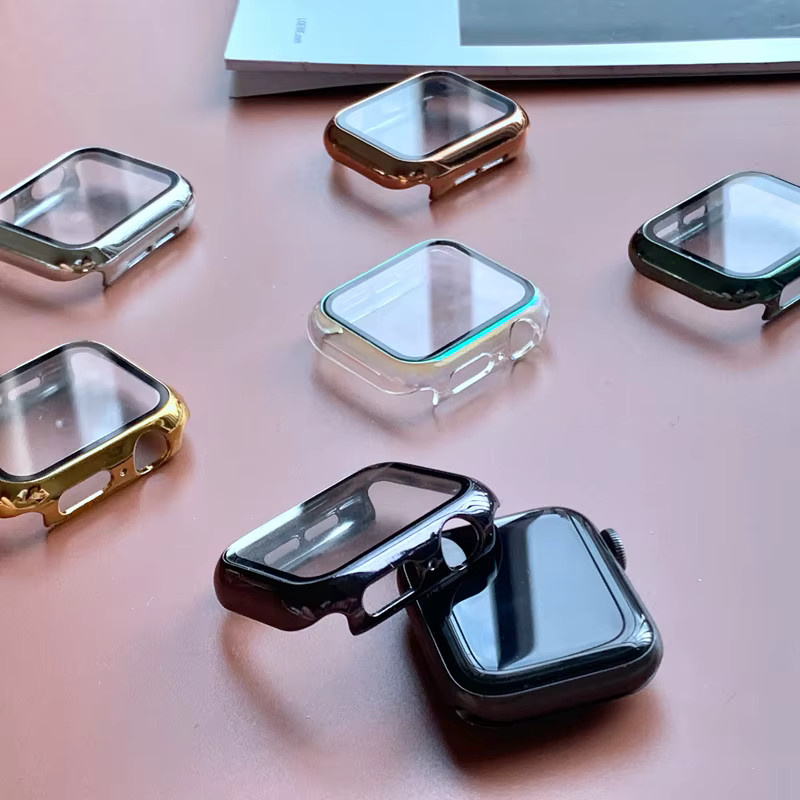 Apple Uhrenzubehör, Überzogenes Gehäuse mit Displayschutzfolie, transparent - Bild 2