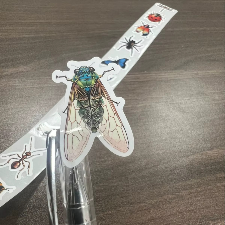 TYFYO 500-teiliges Cartoon-Insekten-Aufkleber-Set in Multicolour aus Papier für Bastelprojekte und DIY-Anwendungen - Bild 2