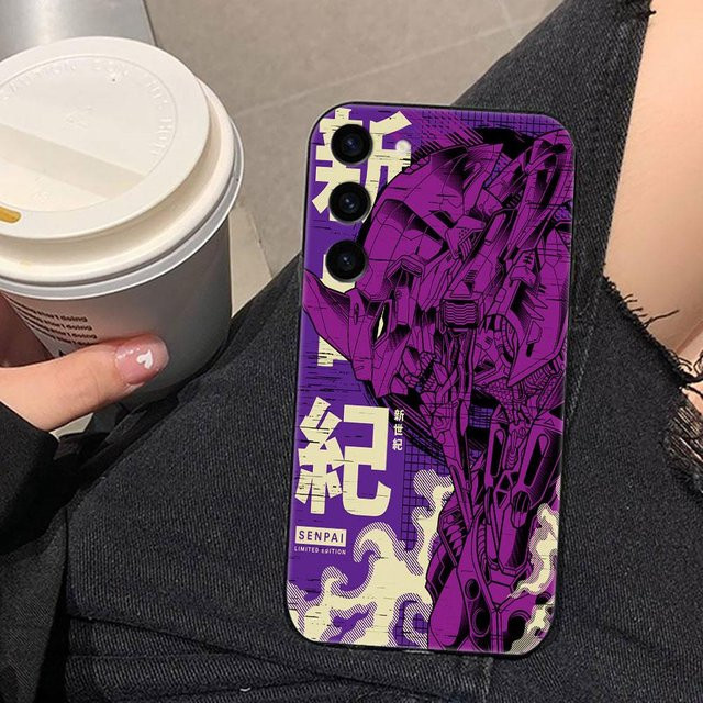 N-Neon G-Genesis E-Evangelion 01 02 Handyhülle für Samsung Galaxy S26 S25 S24 S23 S22 S21 S20 Ultra Plus Lite in Purple - Bild 1