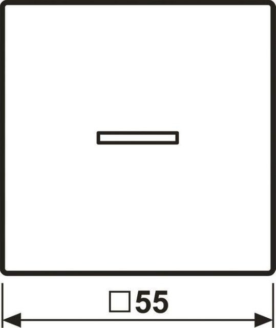 Jung HOME Taster 1fach BTAS17101WW in Weiß - Bild 1