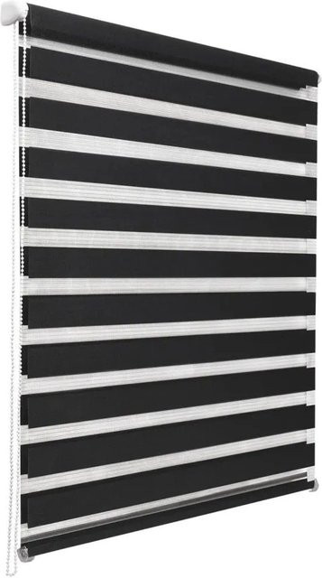 Sol Royal SolDecor DL2 Doppelrollo Schwarz gestreift B: 85 cm, H: 150 cm - Bild 1
