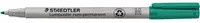 Staedtler Lumocolor 315 Folienstift, Farbe: Grün, Strichstärke: 1,0 mm - Bild 1