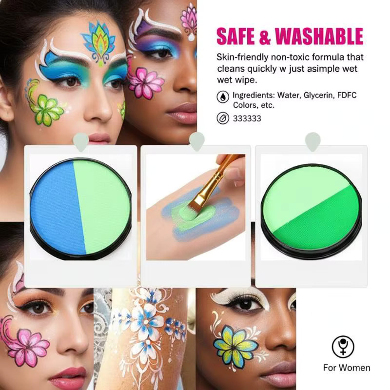 Cappuvini Körper-Make-up-Palette, Gesichtsmalerei-Set - Bild 5