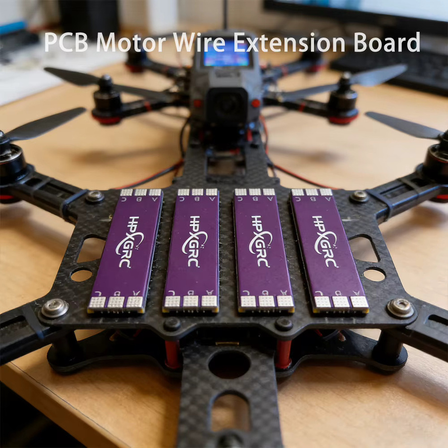 HPXGRC 4er-Set ESC Stromverteilungsplatine 40mm 3-8S für FPV Drohnen in Lila - Bild 4