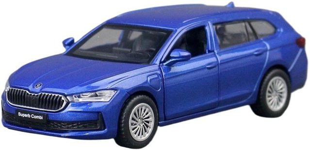 Fourall- Model Cars Skoda Superb, Modellauto, 1:43, Blau - Bild 1