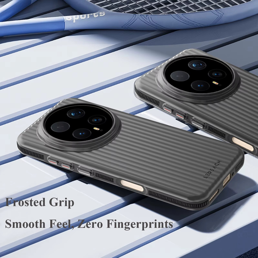 Lereach Handyhülle für Honor Magic 8 Pro und Honor Magic 8, gerippte Matte, rutschfest und fingerabdruckresistent, in verschiedenen Farben erhältlich - Bild 3