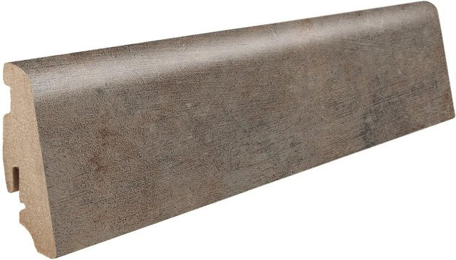 Haro Sockelleiste Vintage Rust Rusted Metal in Braun und Multicolour aus Massivholz, H x B x T: 58 mm x 19 mm x 2200 mm Länge - Bild 1