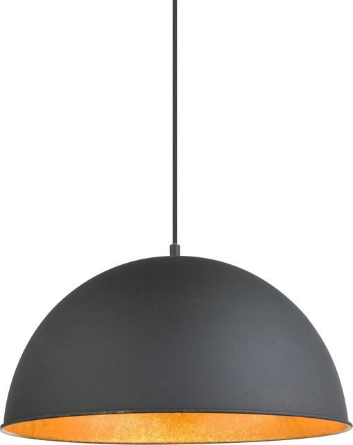Globo Pendelleuchte LENN aus Metall in Schwarz mit E27 Fassung - Bild 1