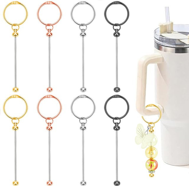 Schlüsselanhänger-Perlenstangen-Kombination, Perlen, Tassenschmuck - Bild 1