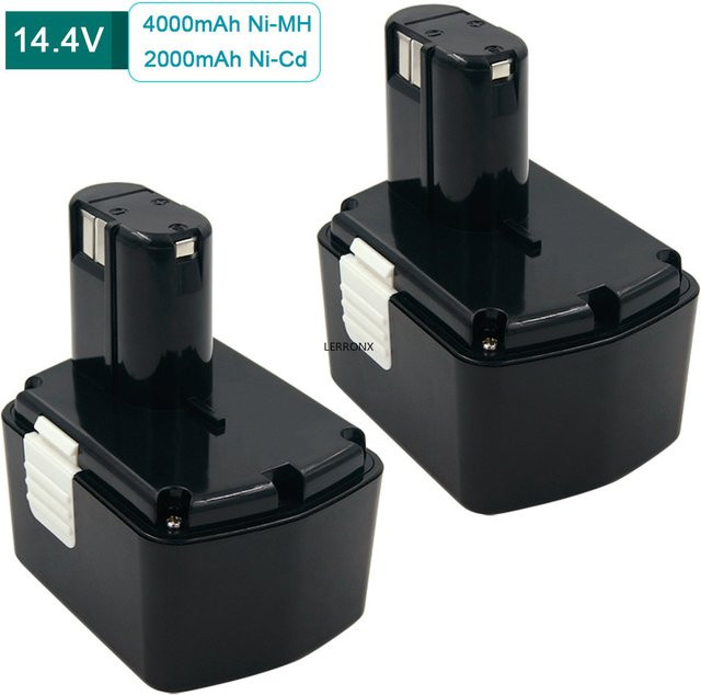 Hitachi Ersatzakku 14,4 V Ni-MH/Ni-Cd 4,0 Ah Schwarz für EB1414S EB1412 EB1424 EB1430 DS14DVF3 DS14DFL DV14DL - Bild 1