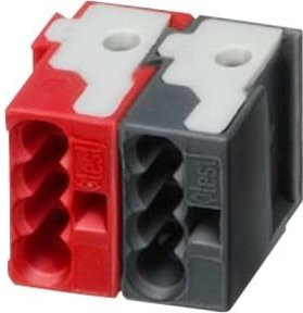 Siemens Busklemme 2p.4 mit Steckanschluss in Rot, Grau und Multicolour 5WG1193-8AB01 - Bild 1