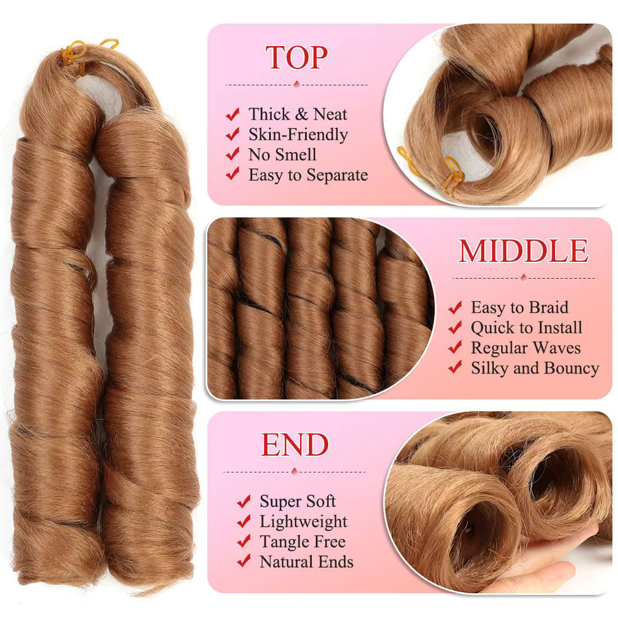 Silky Strands Haarverlängerung, synthetische Spiral Locken, 24 Zoll, Damen - Bild 2