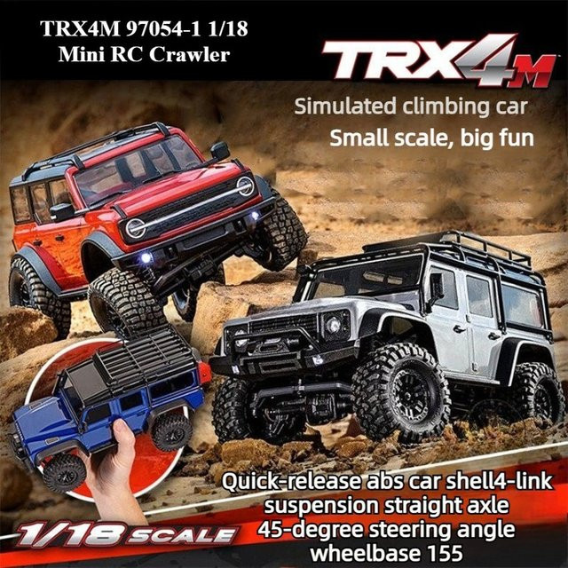 AT 99 MODEL TRX4M 97054-1 Mini RC Crawler, 1:18, 4WD, Elektrischer Kletter-Offroader - Bild 1