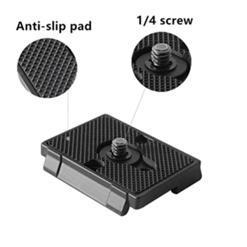 Manfrotto Schnellwechselplatte 200PL-14 in Schwarz für Kamera-Stative - Bild 2